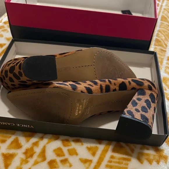 Vince Camuto Animal Print Heels - Picture 3 of 6
